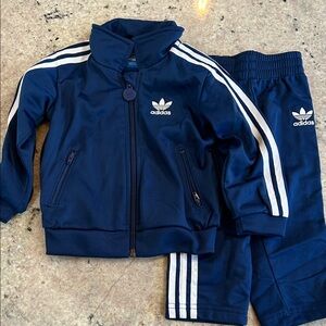 adidas Kids Matching Set in Navy and White